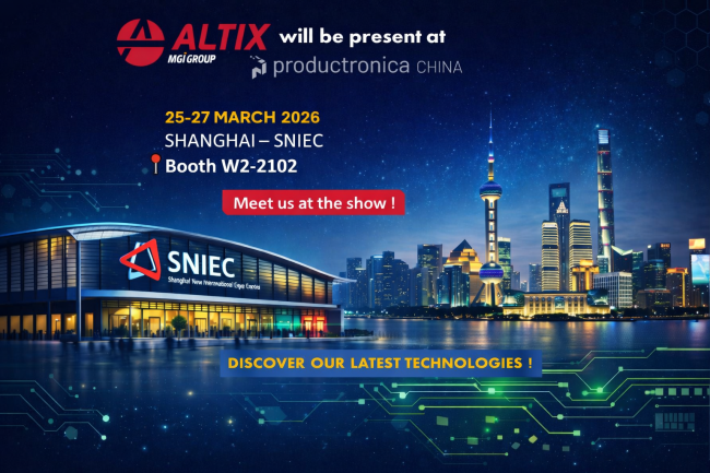 Altix is exhibiting at Productronica China !