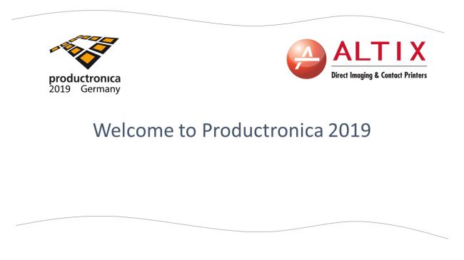 Come and see us at Productronica !