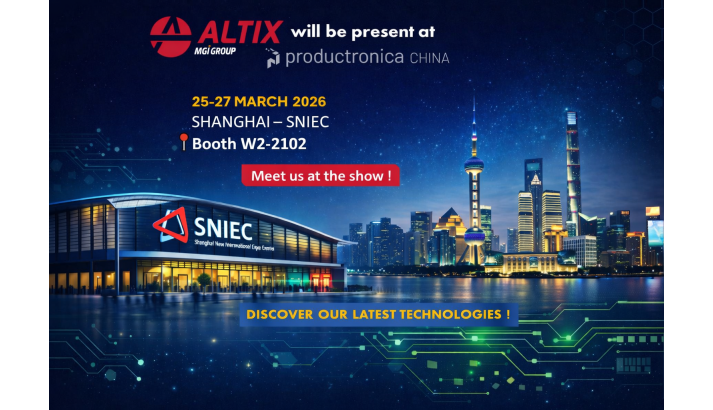 Altix is exhibiting at Productronica China !